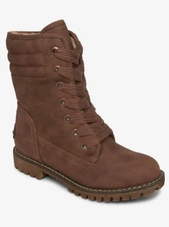 Roxy Snowboots*Aldean 2022 - Laarzen Van Synthetisch Leer Voor Dames Brown