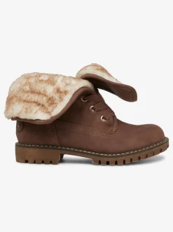 Roxy Snowboots*Aldean 2022 - Laarzen Van Synthetisch Leer Voor Dames Brown