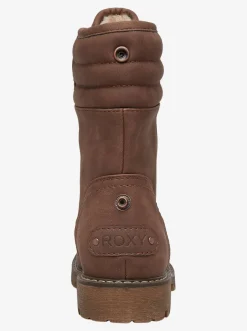 Roxy Snowboots*Aldean 2022 - Laarzen Van Synthetisch Leer Voor Dames Brown
