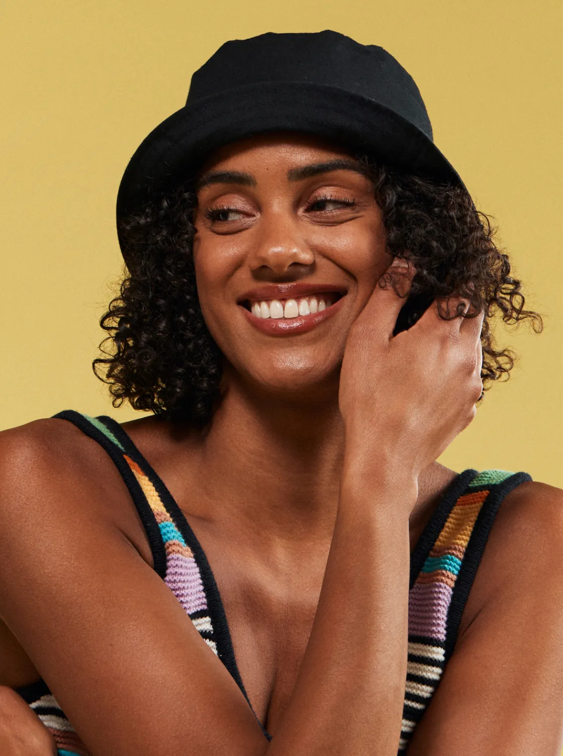 Roxy Hoeden & Petten*Almond Milk - Bucket Hoed Voor Dames Anthracite