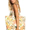 Roxy Handtassen*Anti Bad Vibes Printed - Grote Draagtas Bright White Subtly Salty Mult