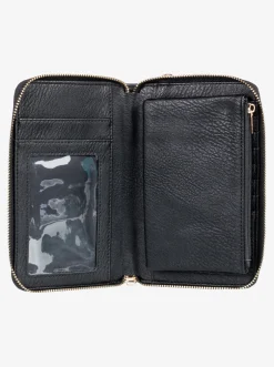 Roxy Portemonnees*Back In Brooklyn - Portemonnee Met Rits Rondom Anthracite