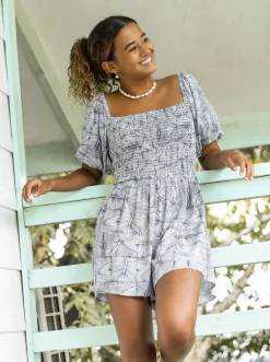 Roxy Jurken*Barefoot Babe - Playsuit For Women Mood Indigo Always Wild Big