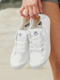 Roxy Sneakers*Bayshore - Slip-On Schoenen Voor Dames White