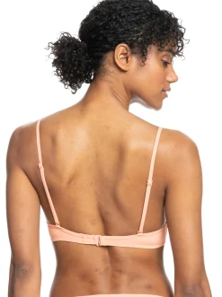 Roxy Bikini Tops*Beach Classics - Gekruiste Bralette Bikinitop Voor Dames Papaya Punch