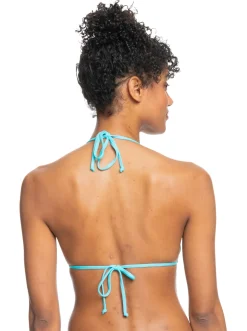 Roxy Bikini Tops*Beach Classics - Langere Tri Bikinitop Voor Dames Bachelor Button