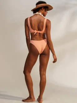 Roxy Bikini Tops*Beach Classics - Langere Triangel-Bikinitop Voor Dames Papaya Punch