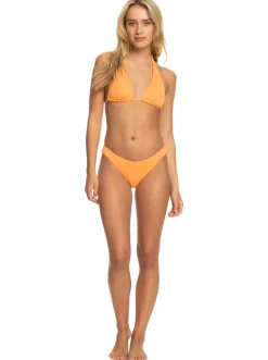 Roxy Bikini Tops*Beach Classics - Langere Tri Bikinitop Voor Dames Mock Orange
