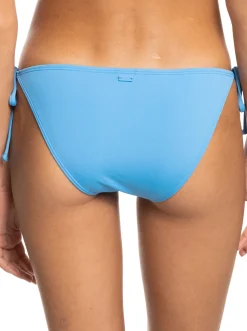 Roxy Bikini Bottoms*Beach Classics - Opzij Geknoopt Bikinibroekje Voor Dames Azure Blue