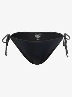 Roxy Bikini Bottoms*Beach Classics - Opzij Geknoopt Bikinibroekje Voor Dames Anthracite