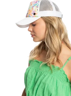 Roxy Hoeden & Petten*Beautiful Morning - Trucker Cap Voor Dames Snow White Pualani Combo