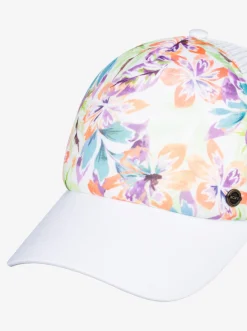 Roxy Hoeden & Petten*Beautiful Morning - Trucker Cap Voor Dames Snow White Pualani Combo