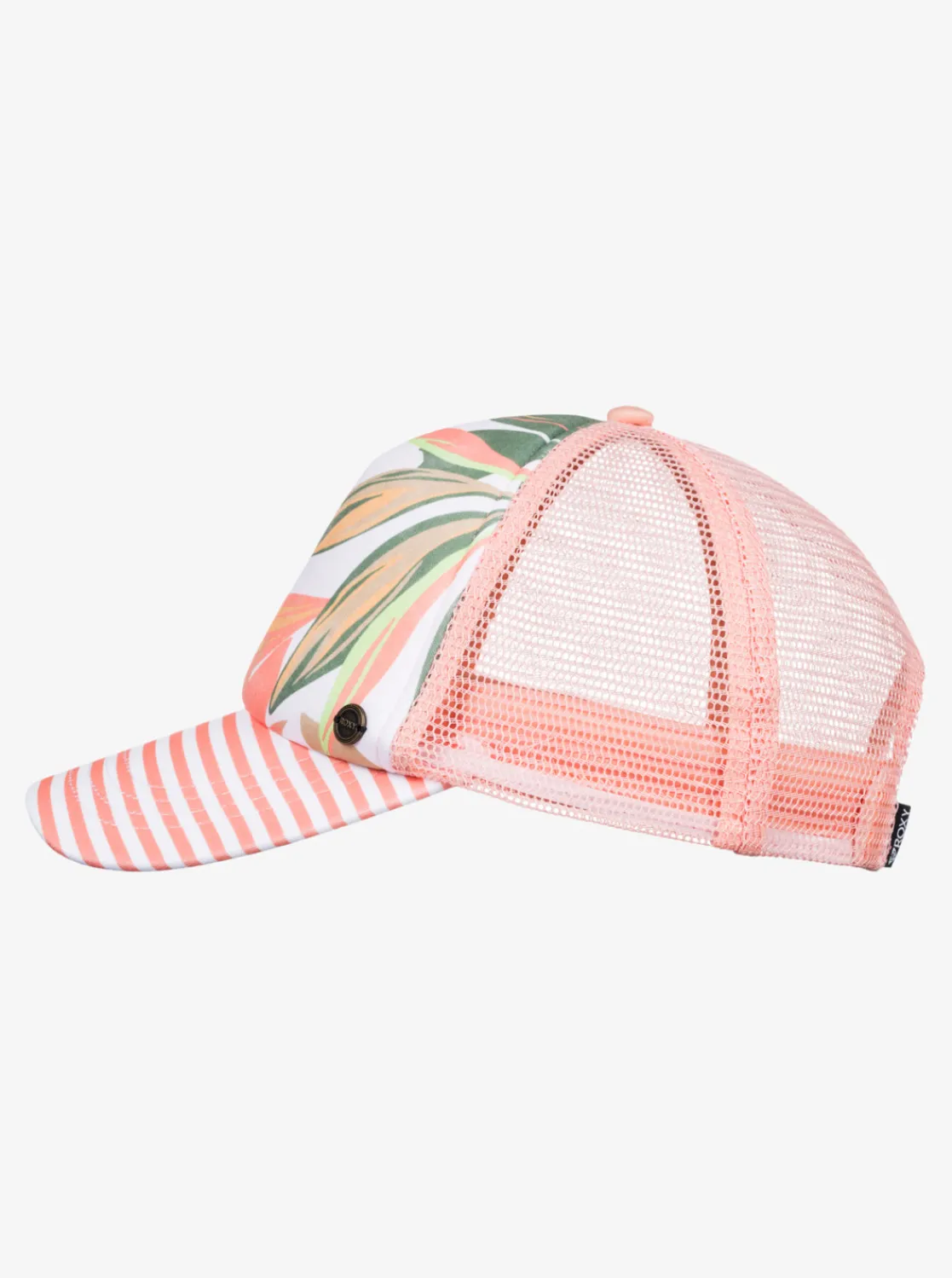 Roxy Hoeden & Petten*Beautiful Morning - Trucker Cap Voor Dames Bright White Subtly Salty Mult