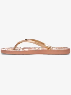 Roxy Slippers*Bermuda Print - Sandalen Voor Dames White/Champagne