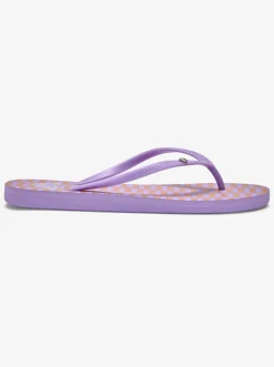 Roxy Slippers*Bermuda Print - Sandalen Voor Dames Espresso/Lavender