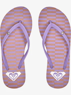 Roxy Slippers*Bermuda Print - Sandalen Voor Dames Espresso/Lavender