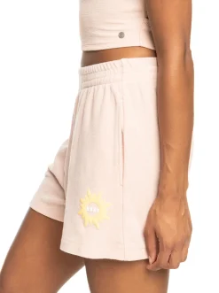 Roxy Shorts*Better Not Wait - Short Van Badstof Voor Dames Peach Whip