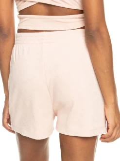 Roxy Shorts*Better Not Wait - Short Van Badstof Voor Dames Peach Whip