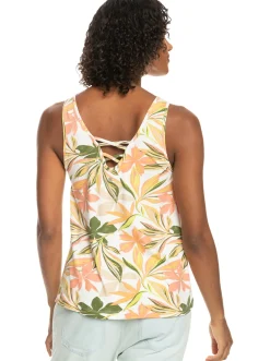 Roxy T-Shirts & Tops*Better Than Ever Printed - Vest Top Voor Dames Snow White Subtly Salty Multic