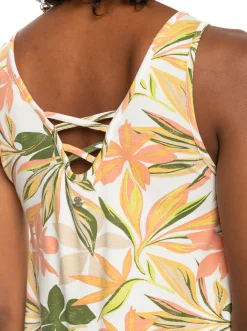 Roxy T-Shirts & Tops*Better Than Ever Printed - Vest Top Voor Dames Snow White Subtly Salty Multic