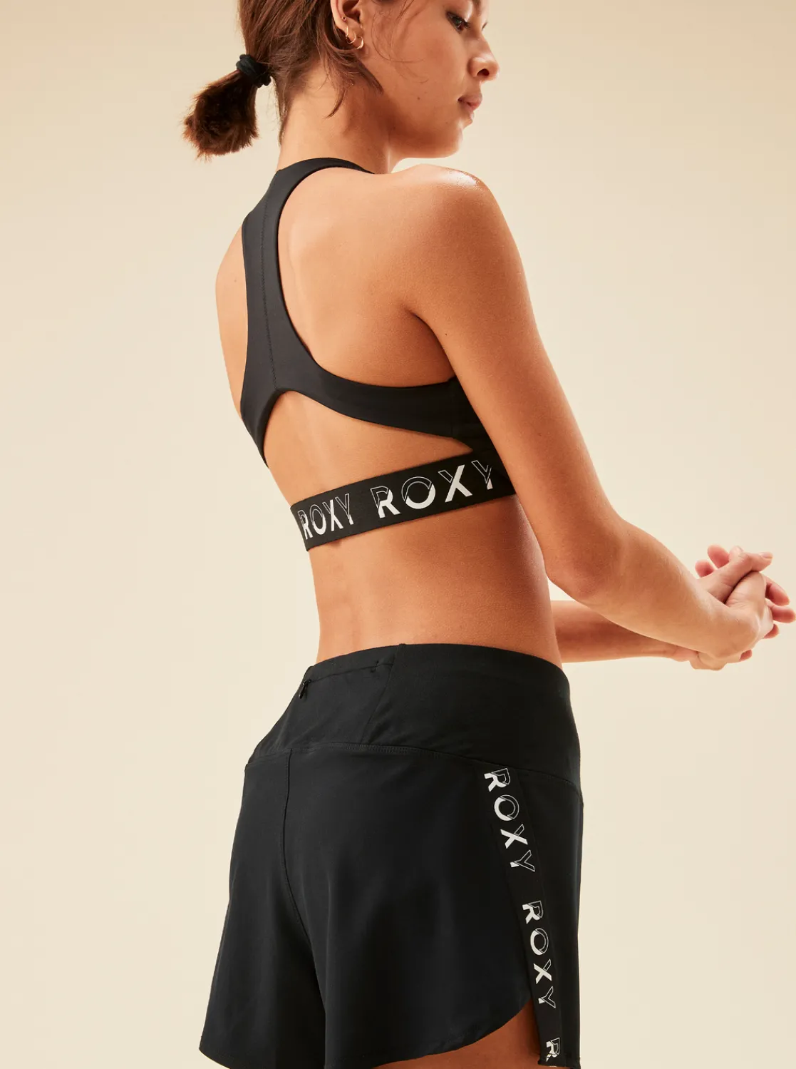 Roxy Shorts*Bold Moves - Technische Short Voor Dames Anthracite