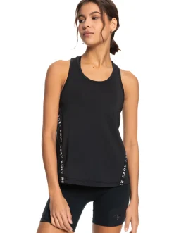 Roxy T-Shirts & Tops*Bold Moves - Technische Vest Top Voor Dames Anthracite