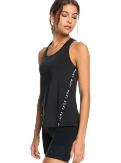 Roxy T-Shirts & Tops*Bold Moves - Technische Vest Top Voor Dames Anthracite
