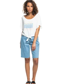 Roxy T-Shirts & Tops*Born To Be - T-Shirt Met Korte Mouw Voor Dames Snow White