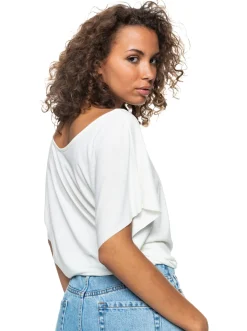Roxy T-Shirts & Tops*Born To Be - T-Shirt Met Korte Mouw Voor Dames Snow White