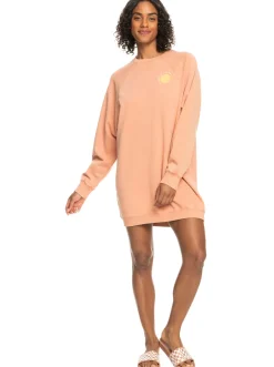 Roxy Truien & Cardigans*Breaking Waves - Sweater-Jurk Voor Dames Cork
