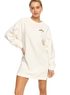 Roxy Truien & Cardigans*Breaking Waves - Sweater-Jurk Voor Dames Snow White