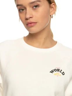 Roxy Truien & Cardigans*Breaking Waves - Sweater-Jurk Voor Dames Snow White