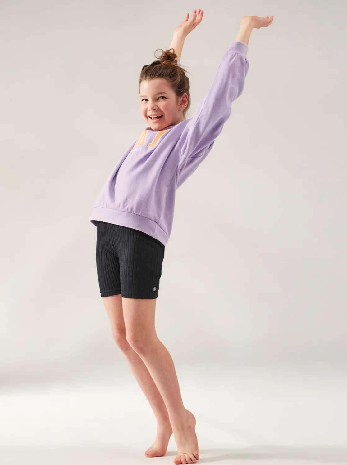 Roxy Rokken & Shorts*Breeze Of The Pond - Wielrennersbroek Voor Meisjes 10-16 Anthracite