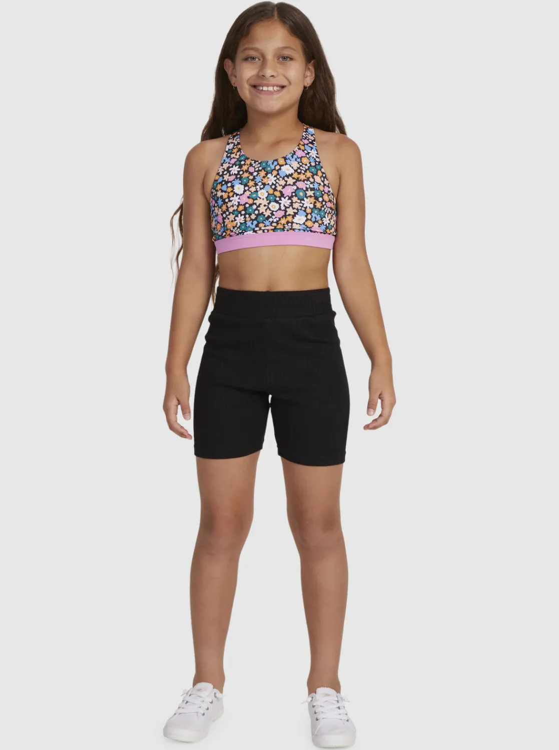 Roxy Rokken & Shorts*Breeze Of The Pond - Wielrennersbroek Voor Meisjes 10-16 Anthracite