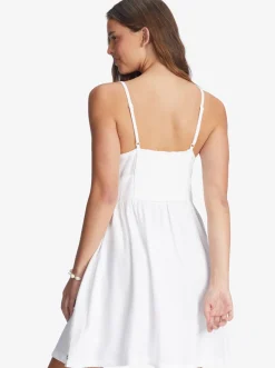 Roxy Jurken*Bright Light - Strappy Jurk Voor Dames Snow White
