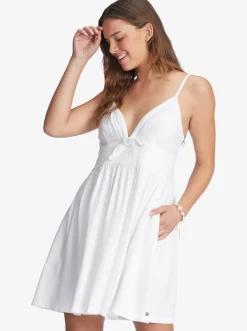 Roxy Jurken*Bright Light - Strappy Jurk Voor Dames Snow White
