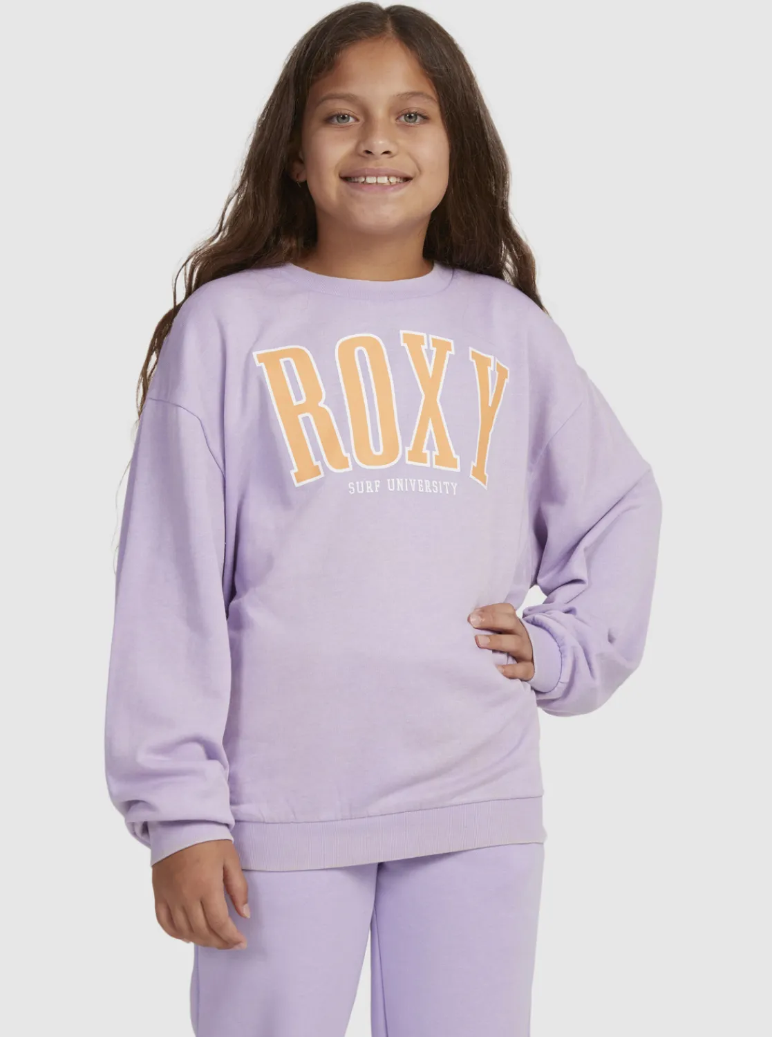 Roxy Sweatshirts & Hoodies*Butterfly Parade - Sweater Voor Meisjes 10-16 Purple Rose