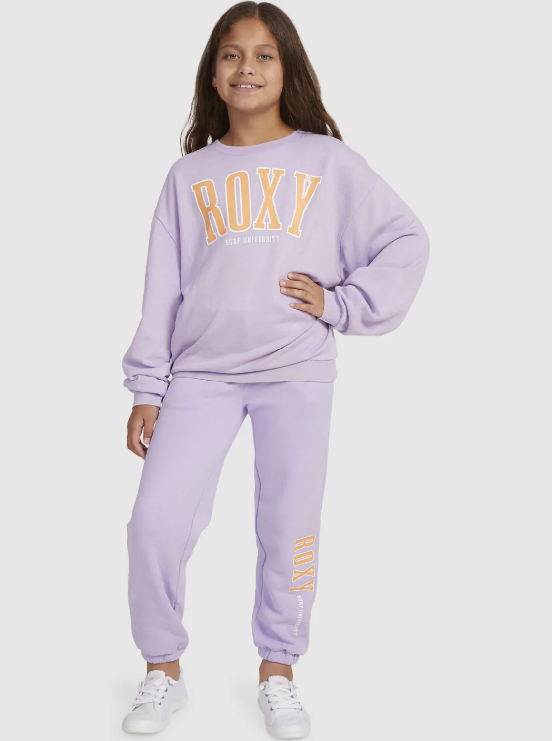 Roxy Sweatshirts & Hoodies*Butterfly Parade - Sweater Voor Meisjes 10-16 Purple Rose
