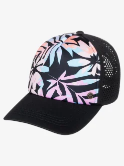 Roxy Hoeden & Petten*California Electric - Trucker Cap Voor Dames Anthracite Zebra Jungle