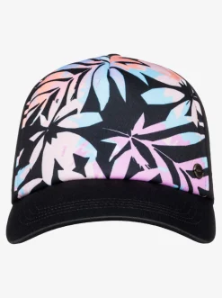 Roxy Hoeden & Petten*California Electric - Trucker Cap Voor Dames Anthracite Zebra Jungle