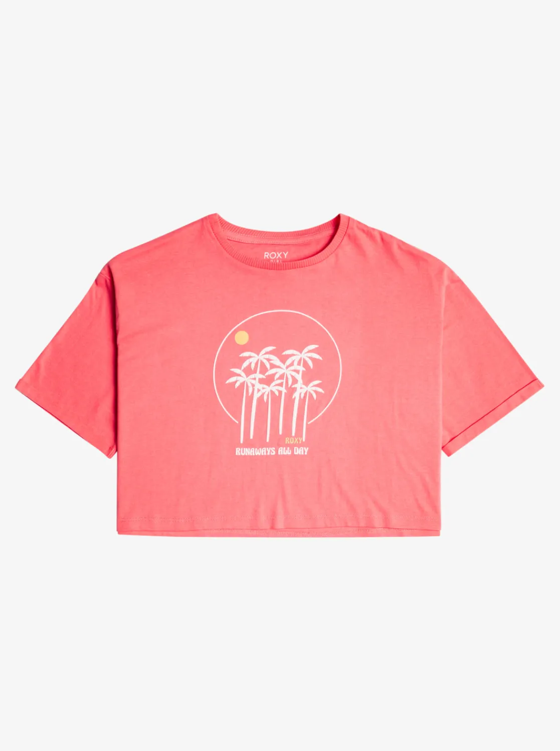 Roxy T-Shirts & Blouses*Call You Mine - Oversized Boxy T-Shirt Voor Meisjes 4-16 Sun Kissed Coral
