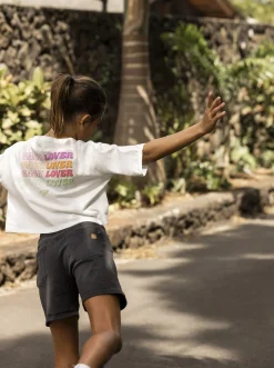 Roxy T-Shirts & Blouses*Call You Mine - Oversized Boxy T-Shirt Voor Meisjes 4-16 Snow White