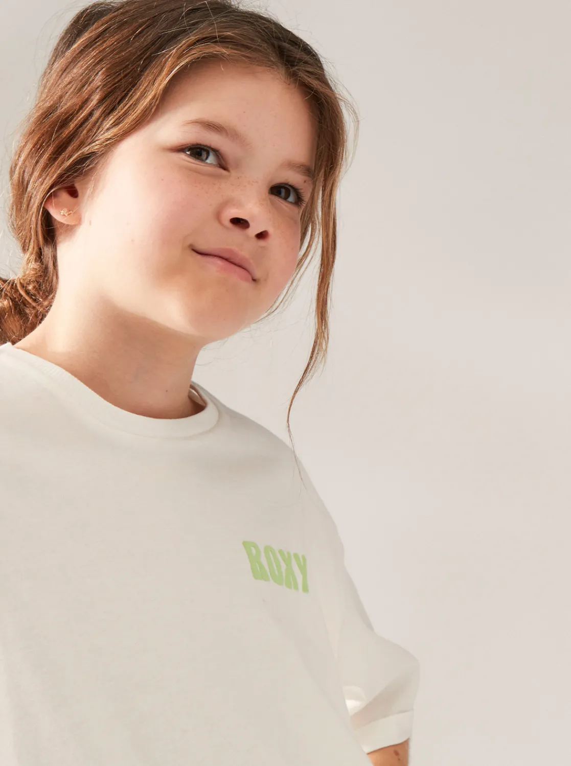 Roxy T-Shirts & Blouses*Call You Mine - Oversized Boxy T-Shirt Voor Meisjes 4-16 Snow White