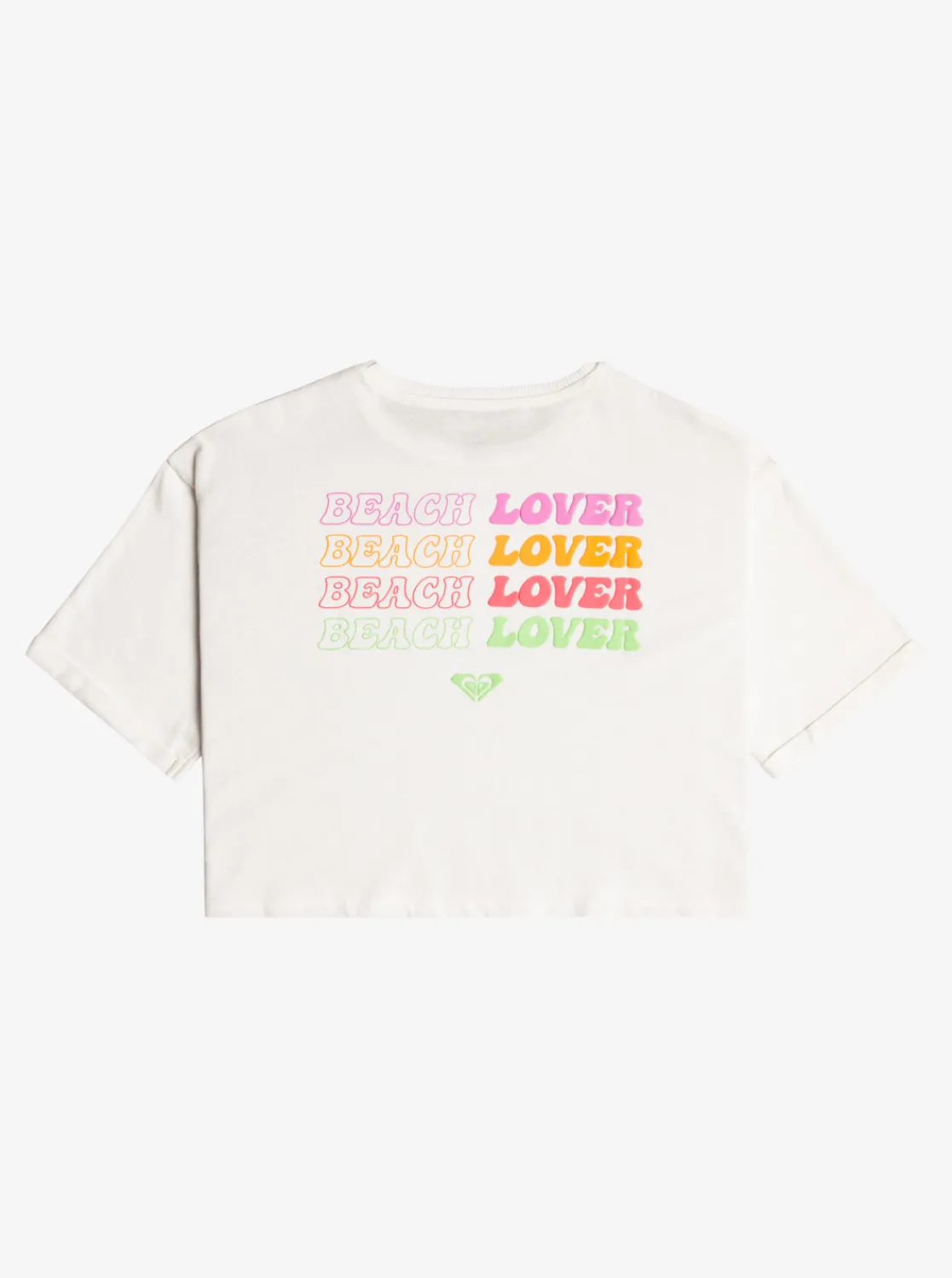 Roxy T-Shirts & Blouses*Call You Mine - Oversized Boxy T-Shirt Voor Meisjes 4-16 Snow White