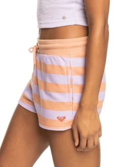 Roxy Shorts*Carefree Vibe - Short Van Joggingstof Voor Dames Cork Sunray Stripe Stripe