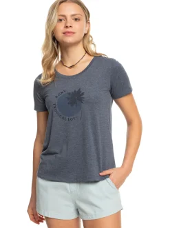 Roxy T-Shirts & Tops*Chasing The Wave - T-Shirt Voor Dames Mood Indigo