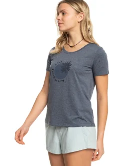 Roxy T-Shirts & Tops*Chasing The Wave - T-Shirt Voor Dames Mood Indigo