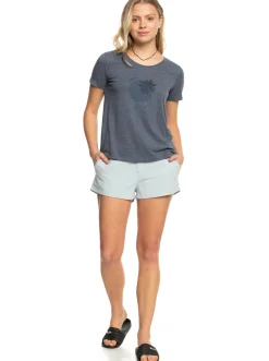 Roxy T-Shirts & Tops*Chasing The Wave - T-Shirt Voor Dames Mood Indigo
