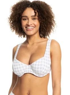 Roxy Bikini Tops*Check It - Bikinitop Met Beugels Cupmaat D Voor Dames Purple Rose