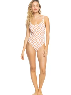 Roxy Monokini'S*Check It - Eendelig Badpak Voor Dames Cork Flower Box